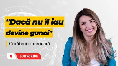 Andreea Giurgilă, zâmbind, cu titlul „Dacă nu îl iau, devine gunoi” – Curățenia interioară