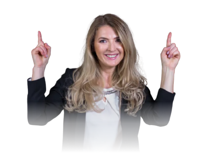 Andreea Giurgilă, life coach, prezentând serviciile de coaching și direcție personală