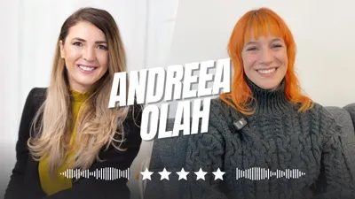 Andreea Giurgilă și Andreea Olah zâmbind, cu numele „Andreea Olah” și cinci stele, miniatura sesiunii video de feedback
