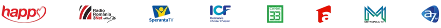 Apariții media: Happy, Radio România 3Net, Speranța TV, ICF Romania, Canal 33, Antena 1, Metropola TV, A7 TV