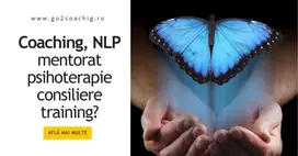 Coaching, NLP, mentorat, psihoterapie, consiliere, training?