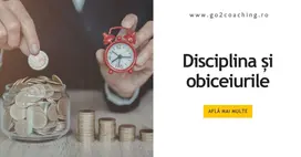 Disciplina financiară și obiceiuri zilnice, concept timp și bani