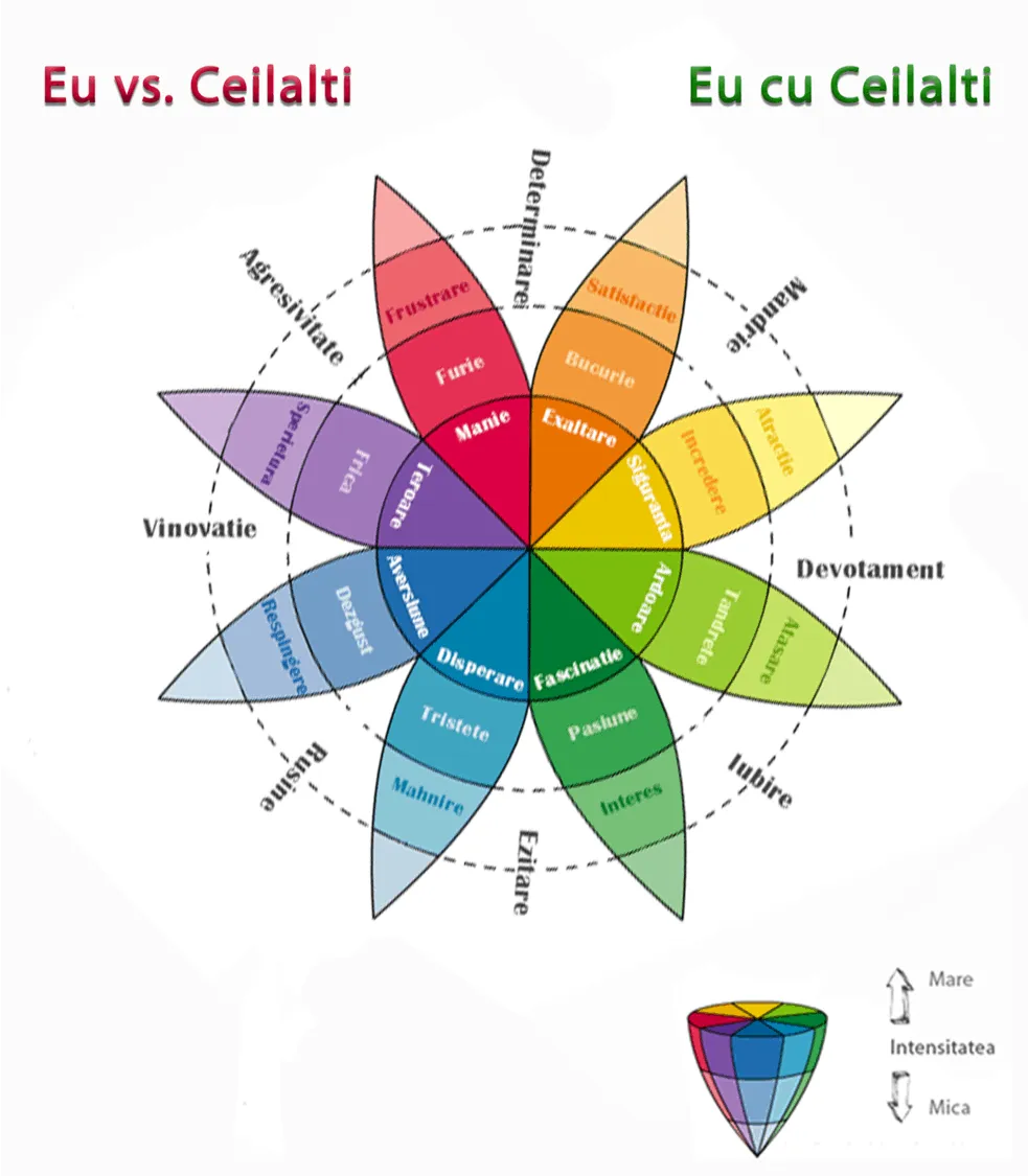 Roata emoțiilor – eu vs. ceilalți și eu cu ceilalți