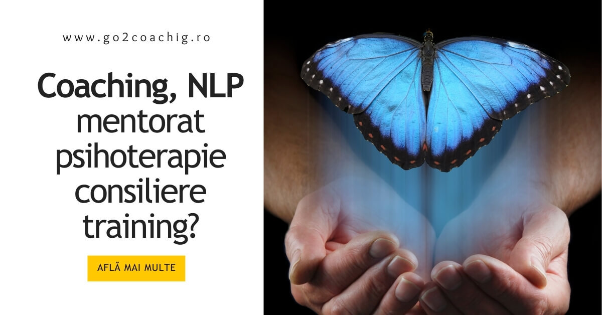 Coaching, NLP mentorat psihoterapie consiliere training?