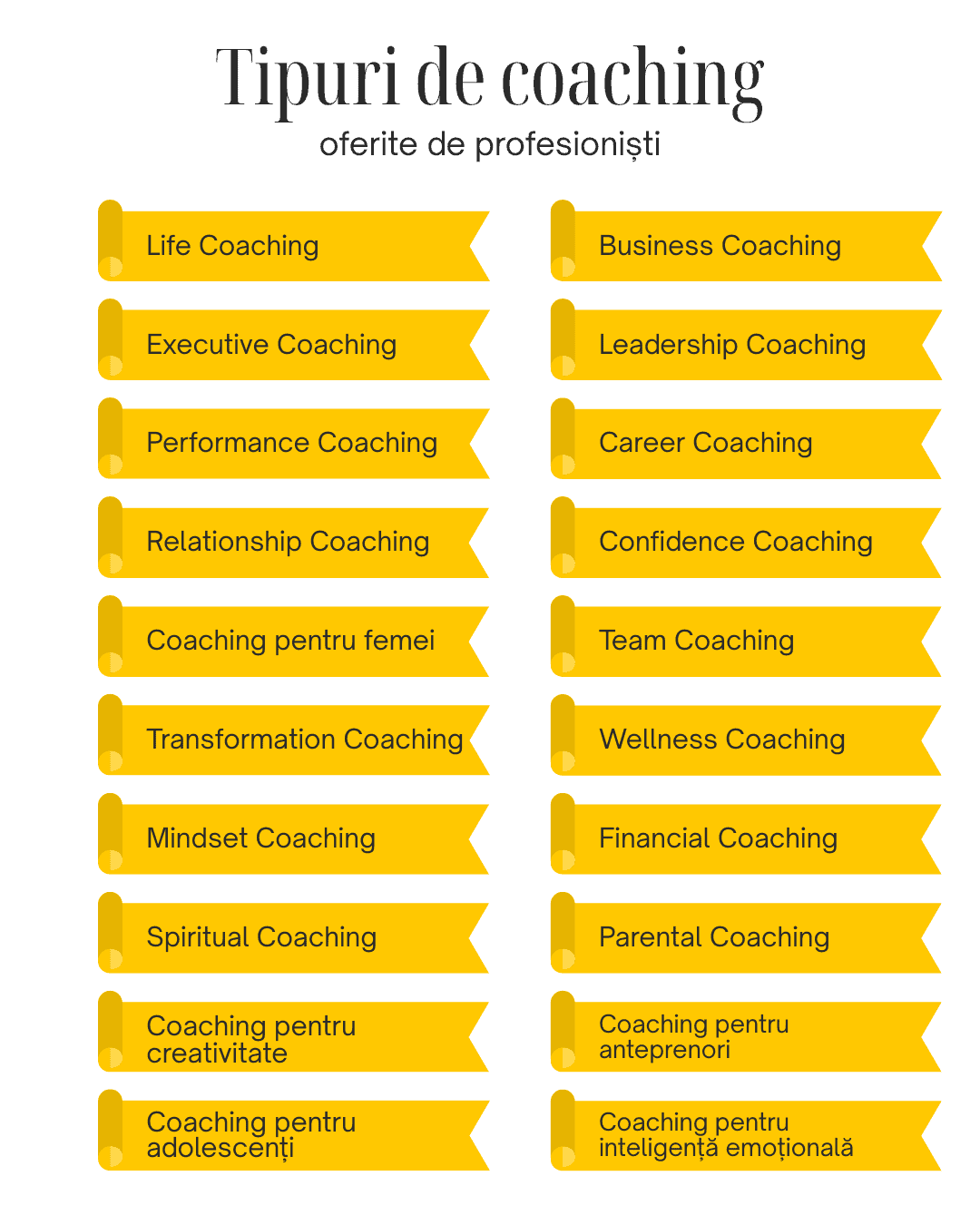 coach bun- tipuri de coaching